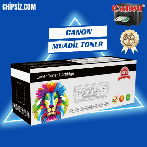 Canon T10-4566C001 Siyah Chipli Muadil Toner